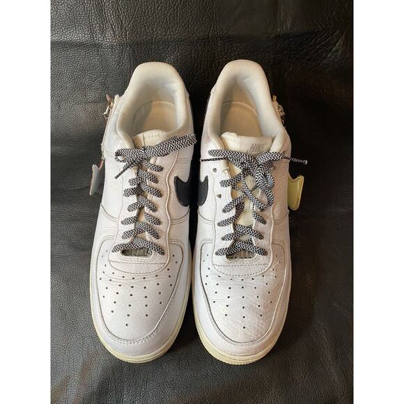 Nike Air Force 1 \'07 Premium Zip Swoosh - White Leather CW6558 100 Size 10 main image 9